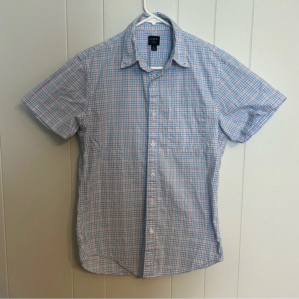 J.Crew flex‎ short sleeve button-down size S